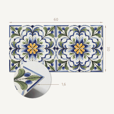 Panou de perete Model ceramic floral