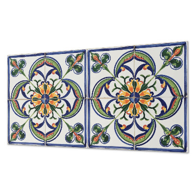 Panou de perete Model floral pe faianta