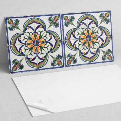 Panou de perete Model floral pe faianta
