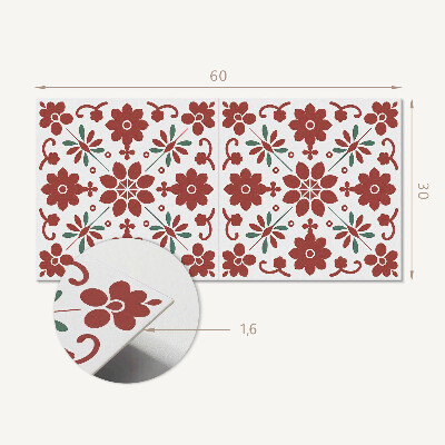 Panou decorativ pvc Model floral cu frunze