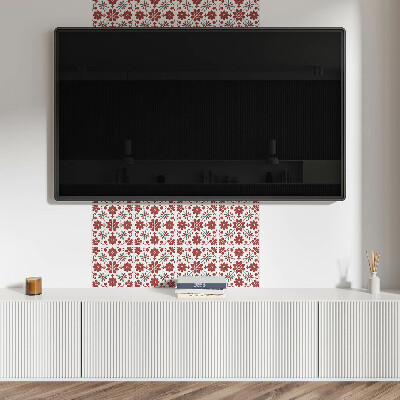 Panou decorativ pvc Model floral cu frunze