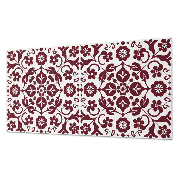 Panou de perete Model floral cu ornamente