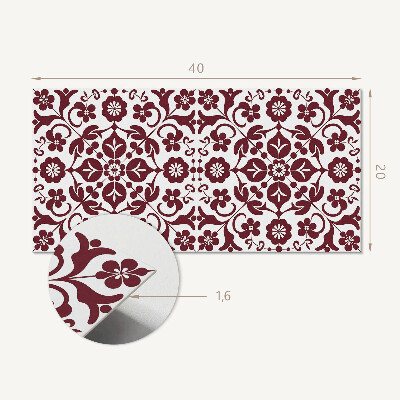 Panou de perete Model floral cu ornamente