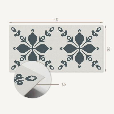 Panou de perete Model ornamental cu frunze
