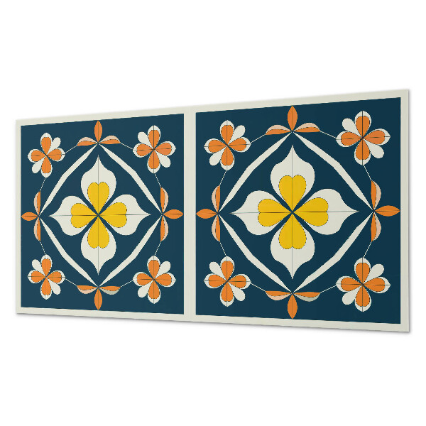Panou decorativ pvc Model floral cu simetrie