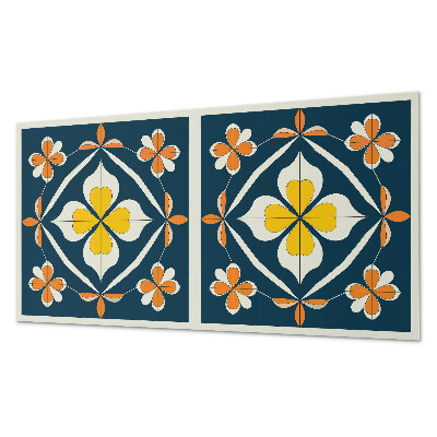 Panou decorativ pvc Model floral cu simetrie