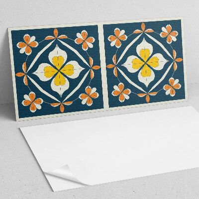 Panou decorativ pvc Model floral cu simetrie