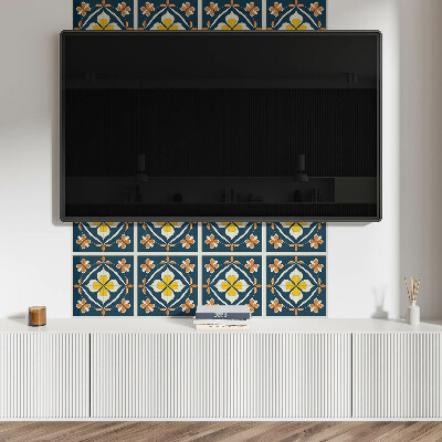 Panou decorativ pvc Model floral cu simetrie
