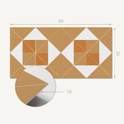 Panou perete Geometrie în nuanțe