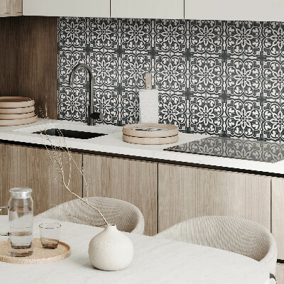 Panou decorativ pvc Model floral cu ornamente