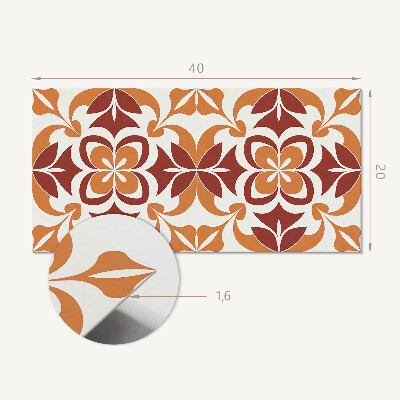 Panou perete Model floral cu frunze