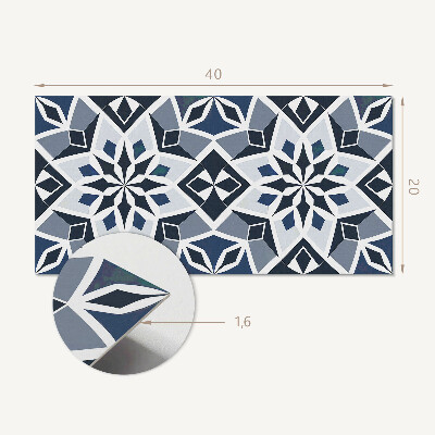 Panou decorativ pvc Model floral geometric