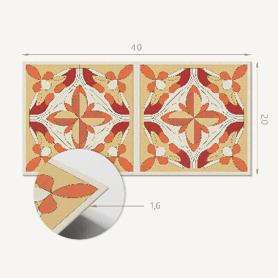 Panou decorativ pvc Model floral abstract