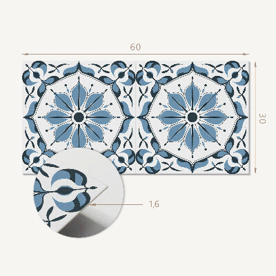 Panou de perete Model floral cu detalii