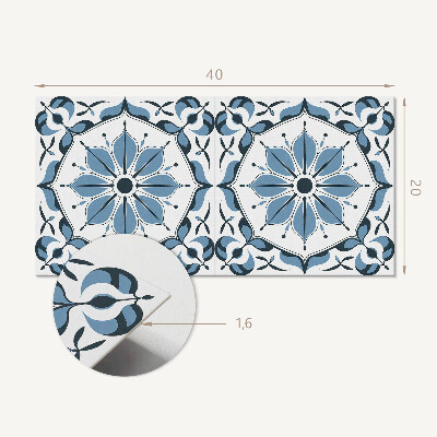 Panou de perete Model floral cu detalii