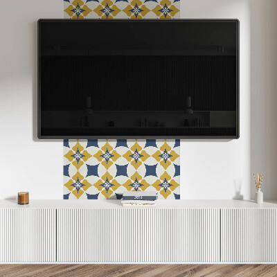 Panou de perete Model floral cu simetrie