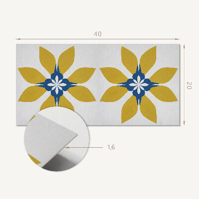 Panou perete Model floral cu frunze