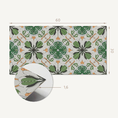 Panou decorativ pvc Model floral în simetrie