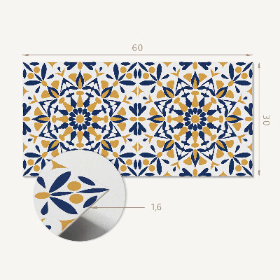 Panou decorativ pvc Model floral în simetrie