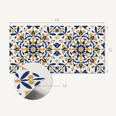 Panou decorativ pvc Model floral în simetrie