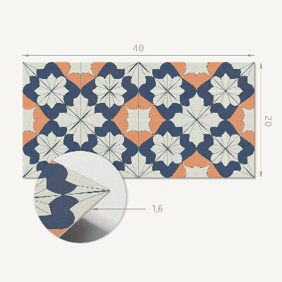 Panou decorativ pvc Model floral geometric