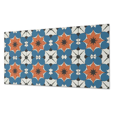 Panou de perete Model floral pe fundal