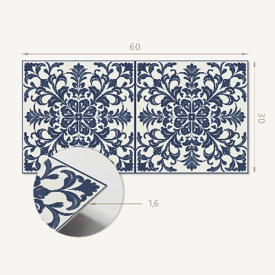 Panou de perete Model floral cu frunze