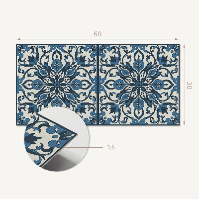 Panou perete Model floral cu frunze