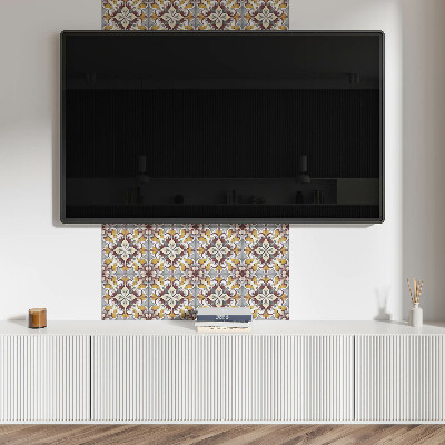 Panou decorativ pvc Model de mozaic floral