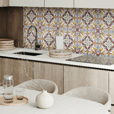 Panou decorativ pvc Model de mozaic floral