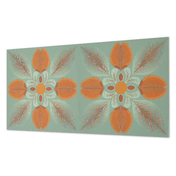 Panou de perete Model floral cu frunze