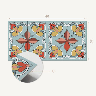Panou decorativ pvc Model floral cu detalii
