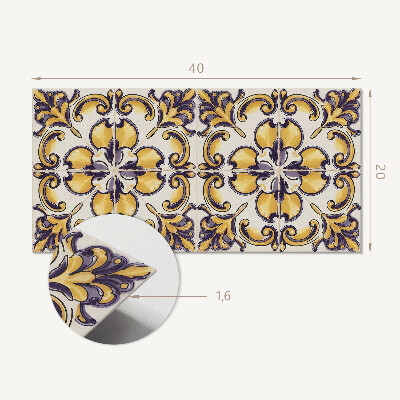 Panou de perete Model cu motive florale