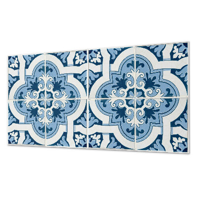 Panou de perete Model de faianță cu ornamente