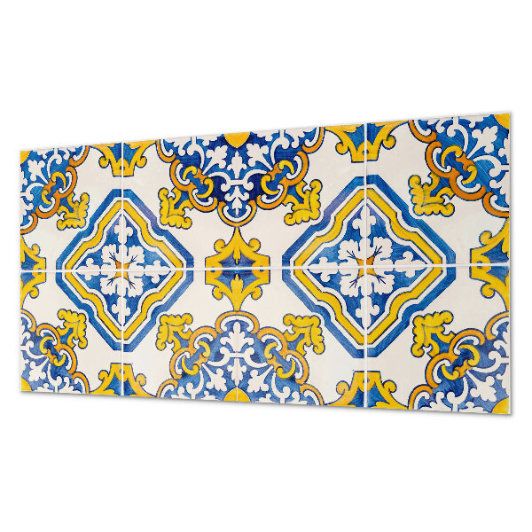 Panou decorativ pvc Model de mozaic cu flori