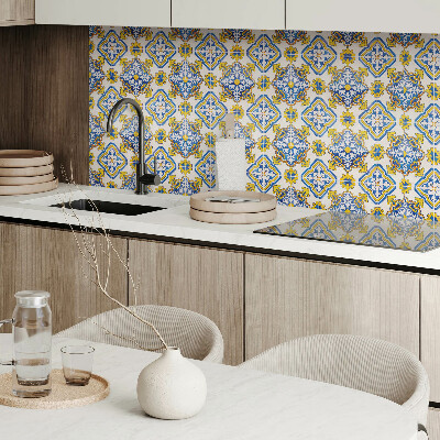 Panou decorativ pvc Model de mozaic cu flori