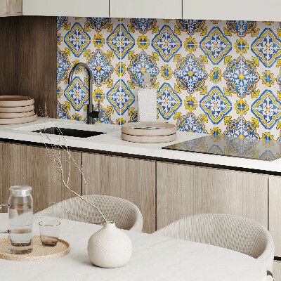 Panou decorativ pvc Model de mozaic cu flori