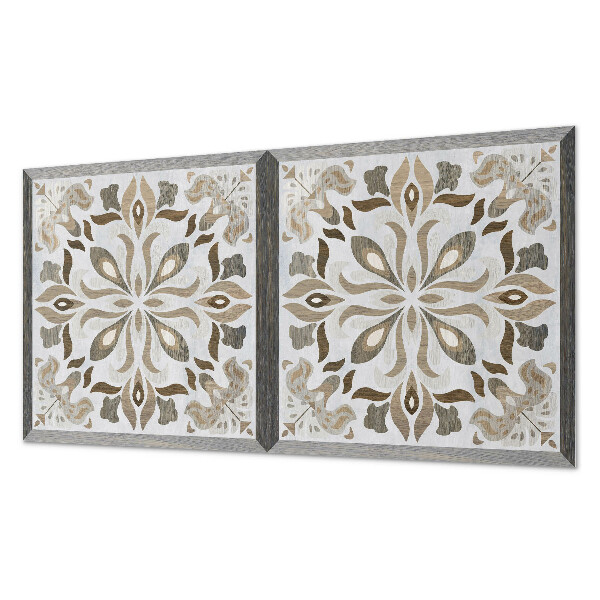Panou de perete Model floral cu simetrie
