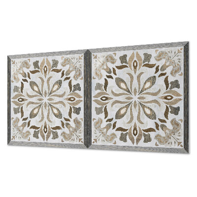 Panou de perete Model floral cu simetrie