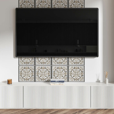 Panou de perete Model floral cu simetrie