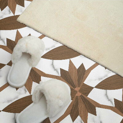 Panou decorativ pvc Model geometric cu lemn