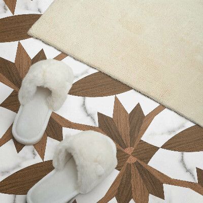 Panou decorativ pvc Model geometric cu lemn