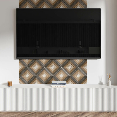 Panou perete Model geometric cu diamante