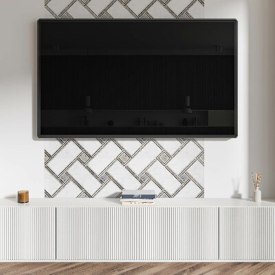 Panou decorativ pvc Model geometric cu linii