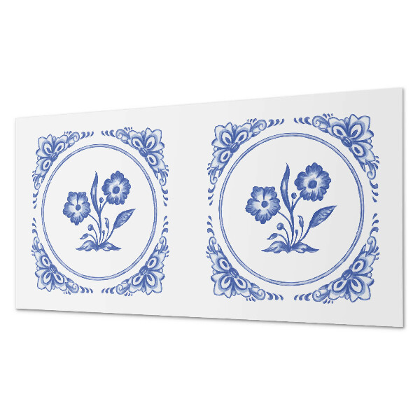 Panou decorativ pvc Model floral într-un cerc
