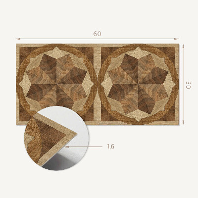Panou de perete Model geometric cu mai multe straturi