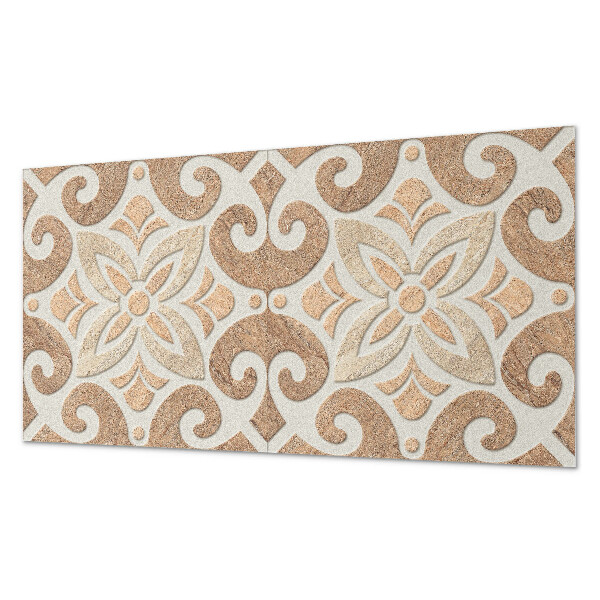 Panou perete Model floral cu ornamente