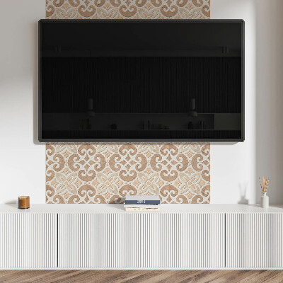 Panou perete Model floral cu ornamente