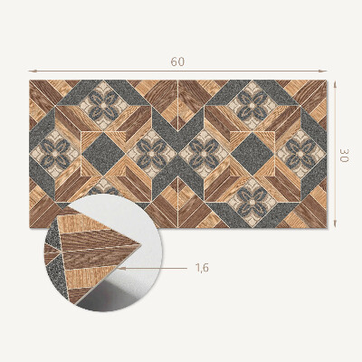 Panou decorativ pvc Model cu motive florale