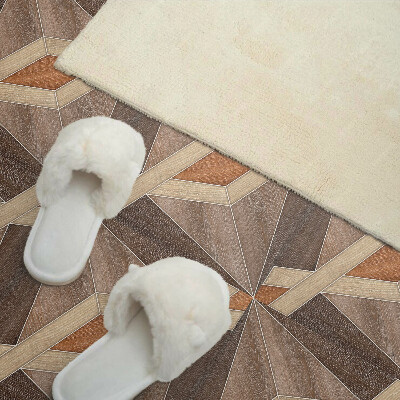 Panou decorativ pvc Model geometric din lemn